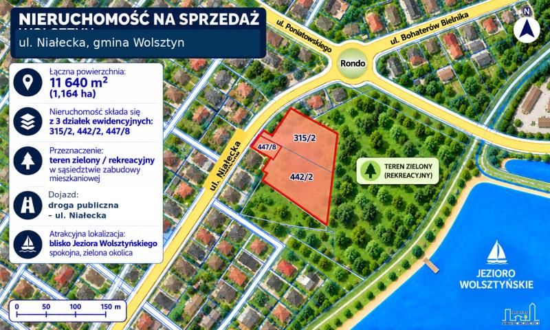 Działka budowlana Wolsztyn, ul. Niałecka. Zdjęcie 1