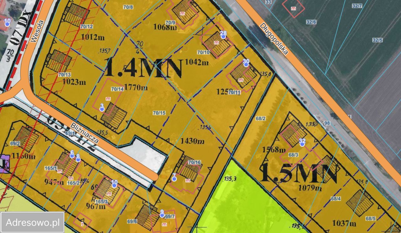 Działka budowlana Mędłów, ul. Bliźniacza. Zdjęcie 6