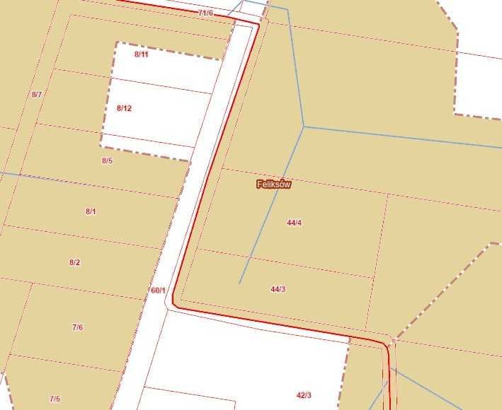 Działka budowlana Feliksów. Zdjęcie 2