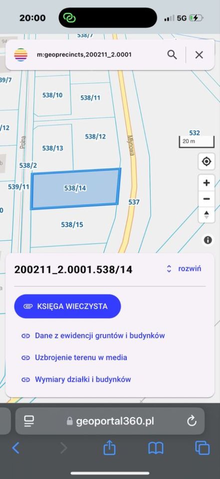 Działka budowlana Baciuty. Zdjęcie 2