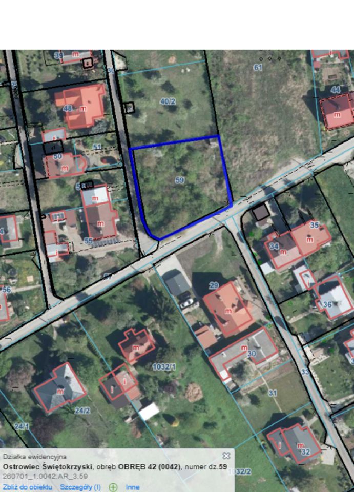 Działka budowlana Ostrowiec Świętokrzyski Zofiówka, ul. Zofiówka. Zdjęcie 1