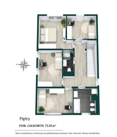 bliźniak, 5 pokoi Warszawa Białołęka, ul. Herakliusza Billewicza. Zdjęcie 14