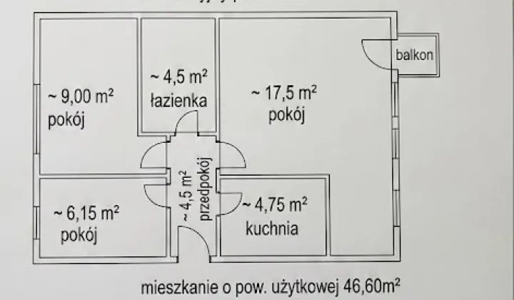 Mieszkanie 3-pokojowe Warszawa Służewiec, ul. Śniardwy