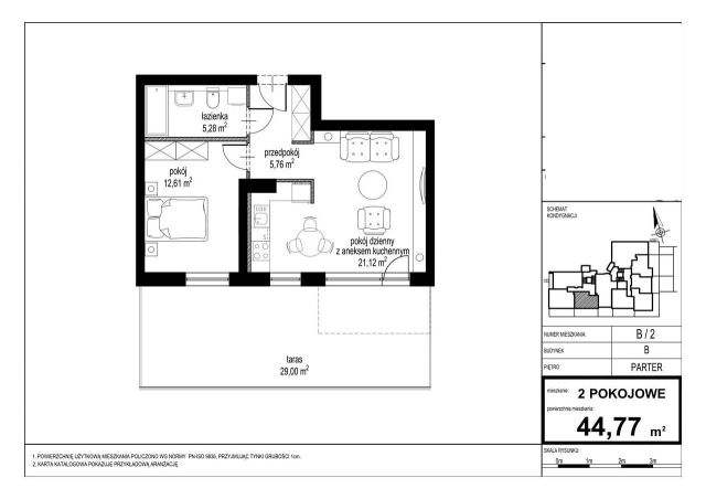 Mieszkanie 2-pokojowe Józefosław. Zdjęcie 4