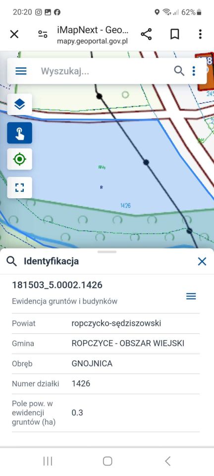 Działka budowlana Gnojnica. Zdjęcie 2