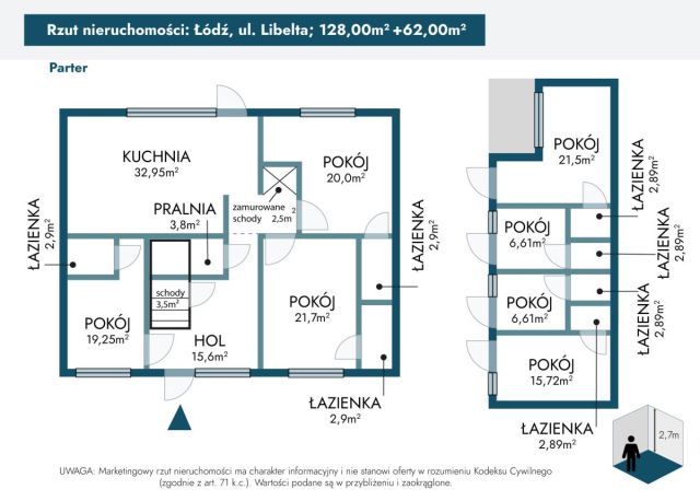 bliźniak, 10 pokoi Łódź Doły, ul. Karola Libelta. Zdjęcie 40