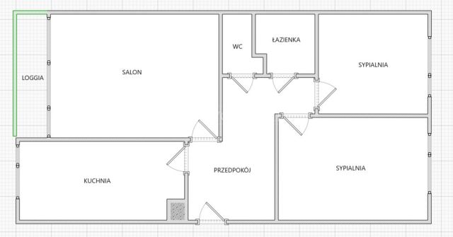 Mieszkanie 3-pokojowe Wrocław Gądów Mały, ul. Stefana Drzewieckiego. Zdjęcie 9
