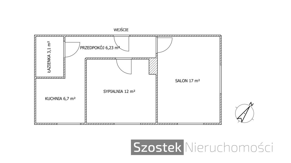 Mieszkanie 2-pokojowe Częstochowa Raków, ul. Ossowskiego. Zdjęcie 18