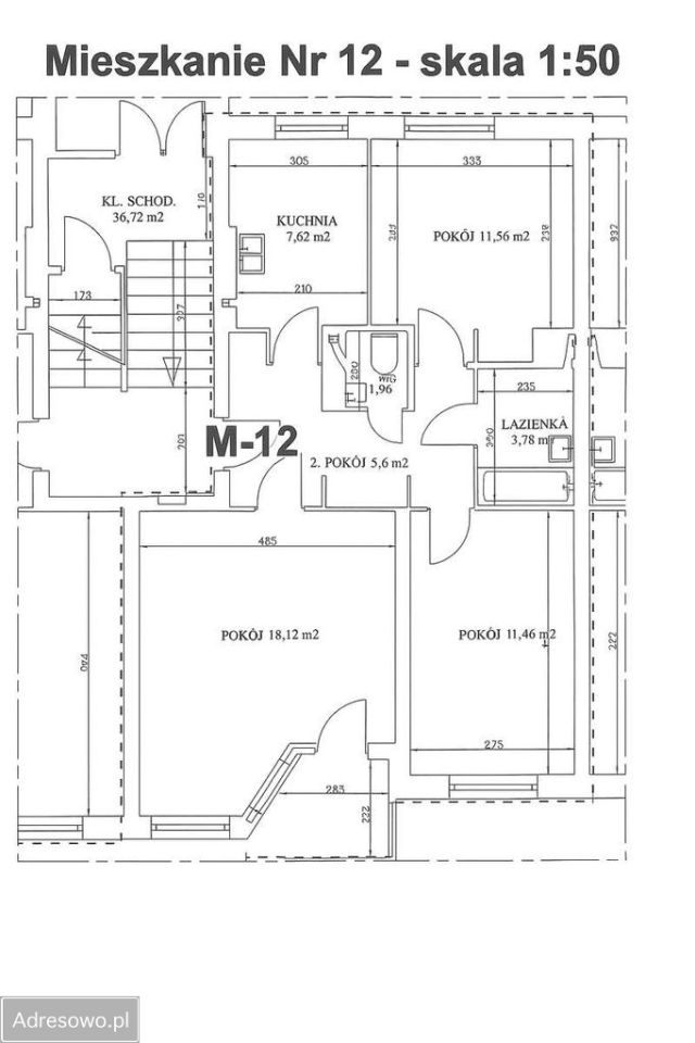 Mieszkanie 3-pokojowe Tarnów, ul. Romana Brandstaettera. Zdjęcie 12