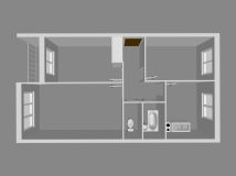 Mieszkanie 3-pokojowe Bartoszyce, pl. Konstytucji 3 Maja. Zdjęcie 1