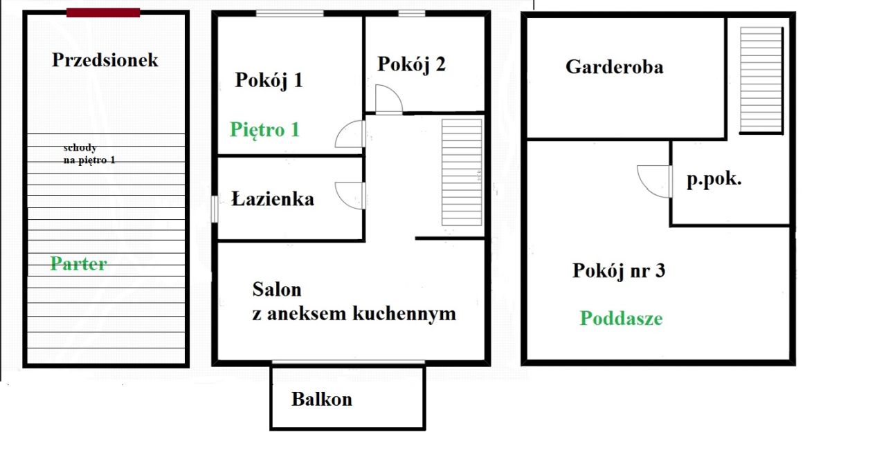 Mieszkanie 4-pokojowe Radunica, ul. Brzozowa. Zdjęcie 23