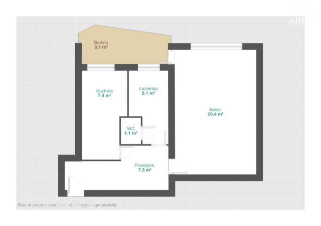 Mieszkanie 1-pokojowe Lublin Rury, ul. Grażyny. Zdjęcie 9