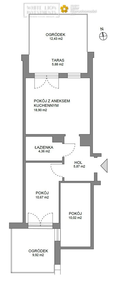 Mieszkanie 3-pokojowe Warszawa Mokotów, ul. Bokserska. Zdjęcie 20