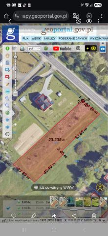 Działka budowlana Łączki. Zdjęcie 1