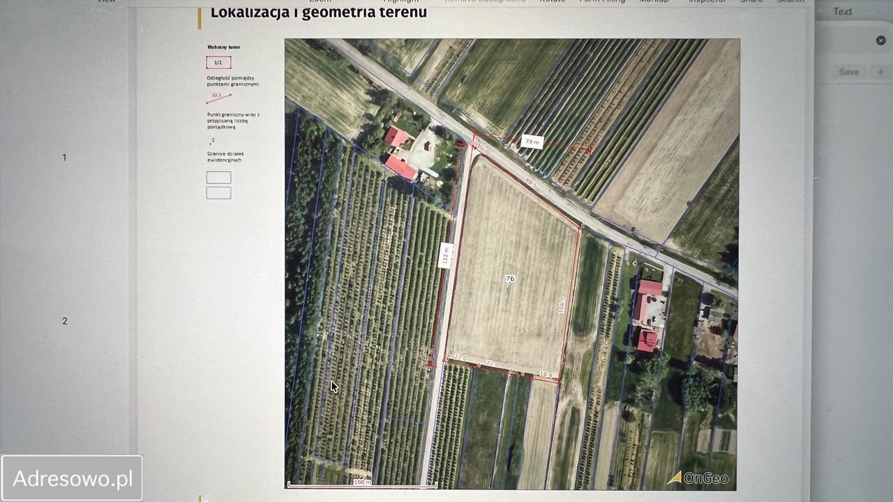 Działka budowlana Rogacz. Zdjęcie 1