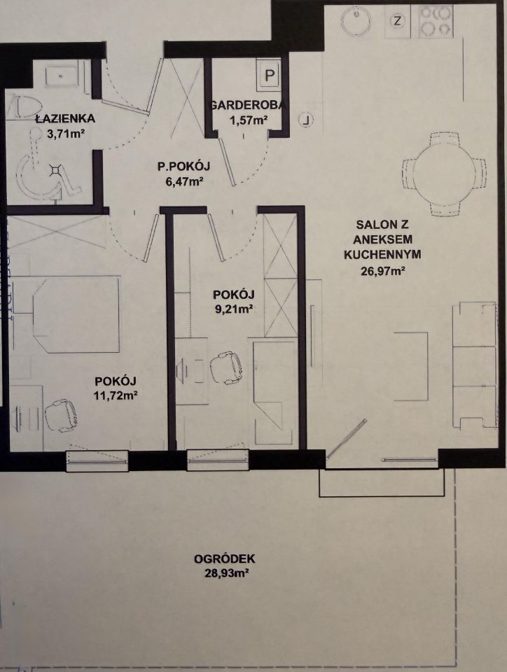 Mieszkanie 3-pokojowe Żyrardów Centrum, ul. Legionów Polskich. Zdjęcie 20