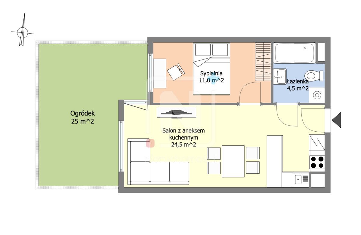 Mieszkanie 2-pokojowe Warszawa Praga, ul. Aleksandra Kotsisa. Zdjęcie 10