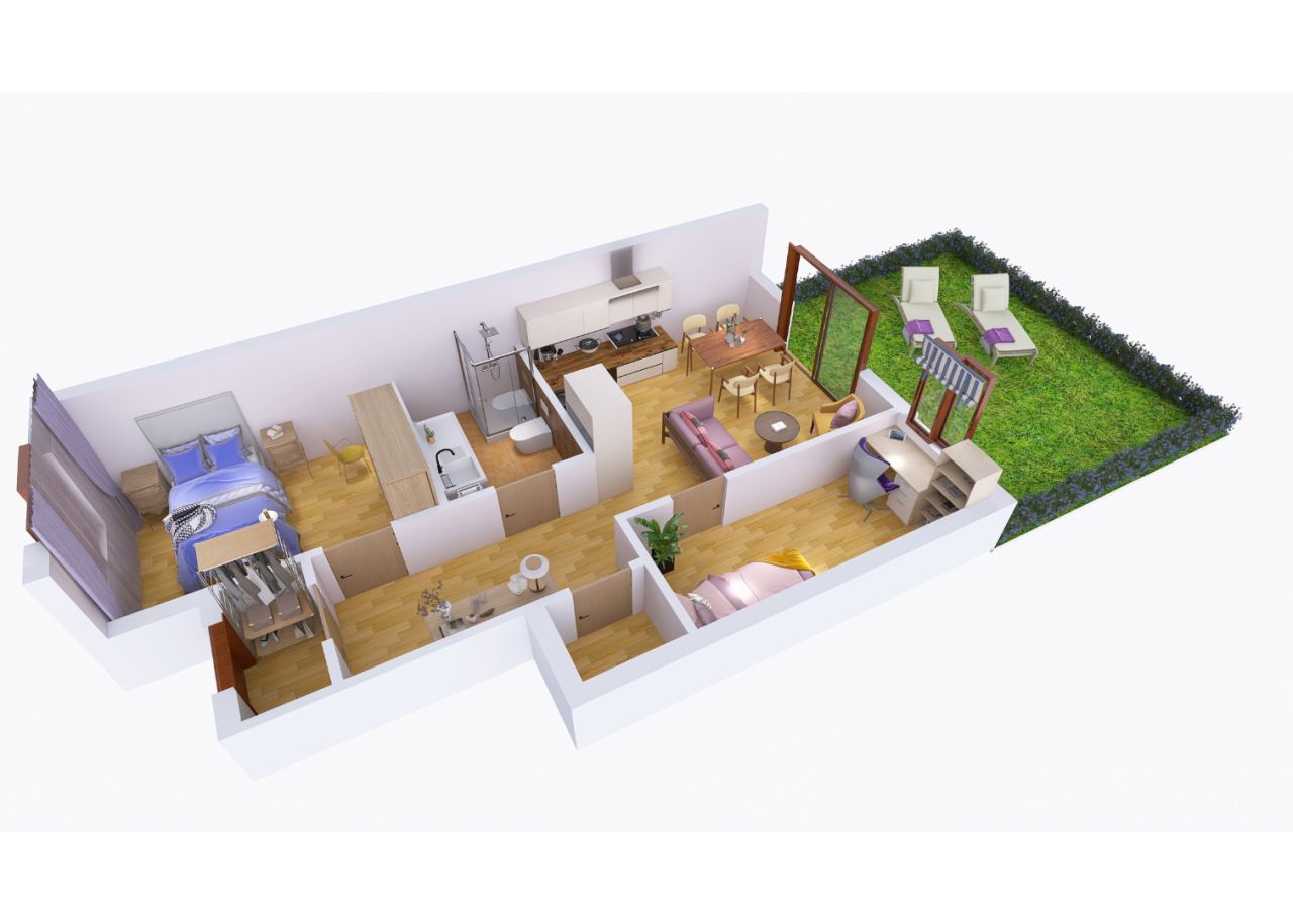 Mieszkanie 3-pokojowe Pruszków Bąki, ul. Ignacego Jana Paderewskiego. Zdjęcie 1