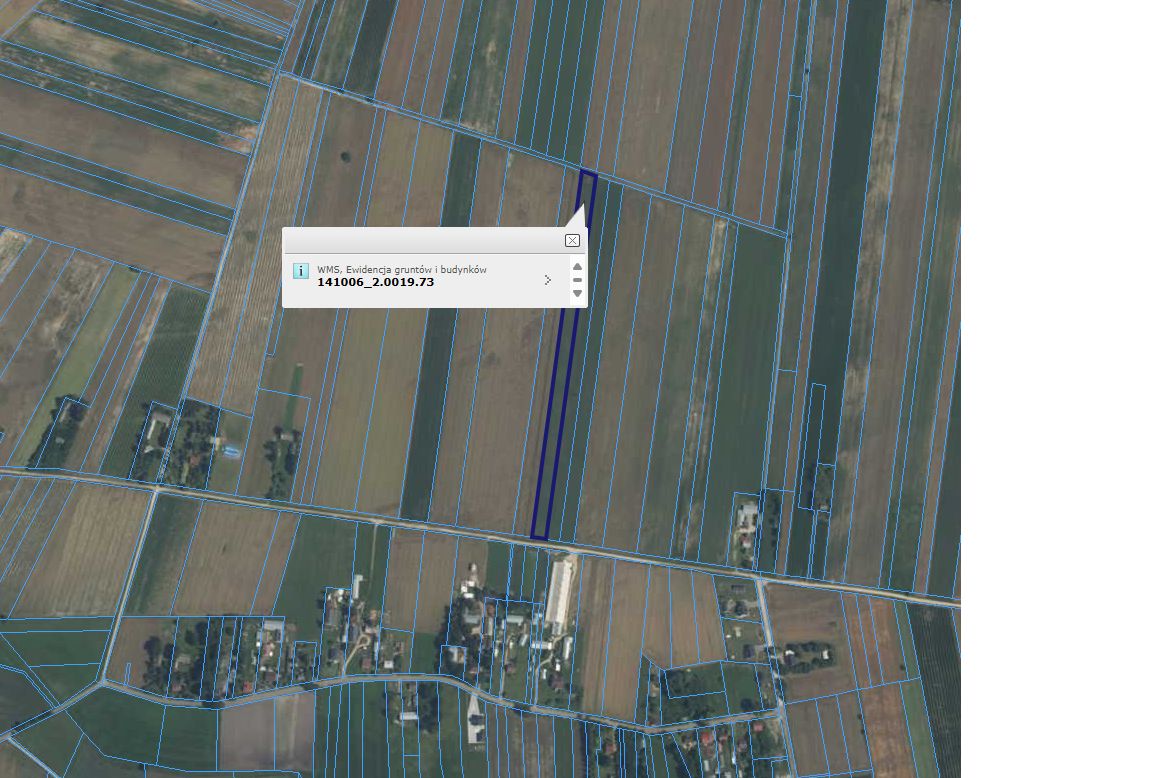 Działka rolna Wyrzyki