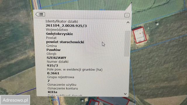 Działka budowlana Szerzawy. Zdjęcie 1