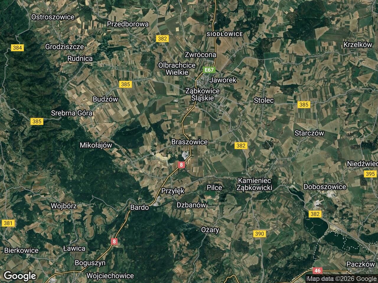 Działka inwestycyjna Braszowice