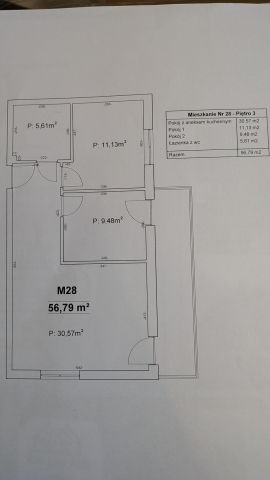 Mieszkanie 3-pokojowe Kraków Podgórze, ul. Na Zakolu Wisły. Zdjęcie 9