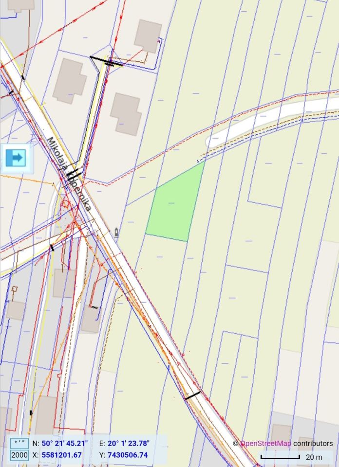 Działka budowlana Miechów, ul. Mikołaja Kopernika