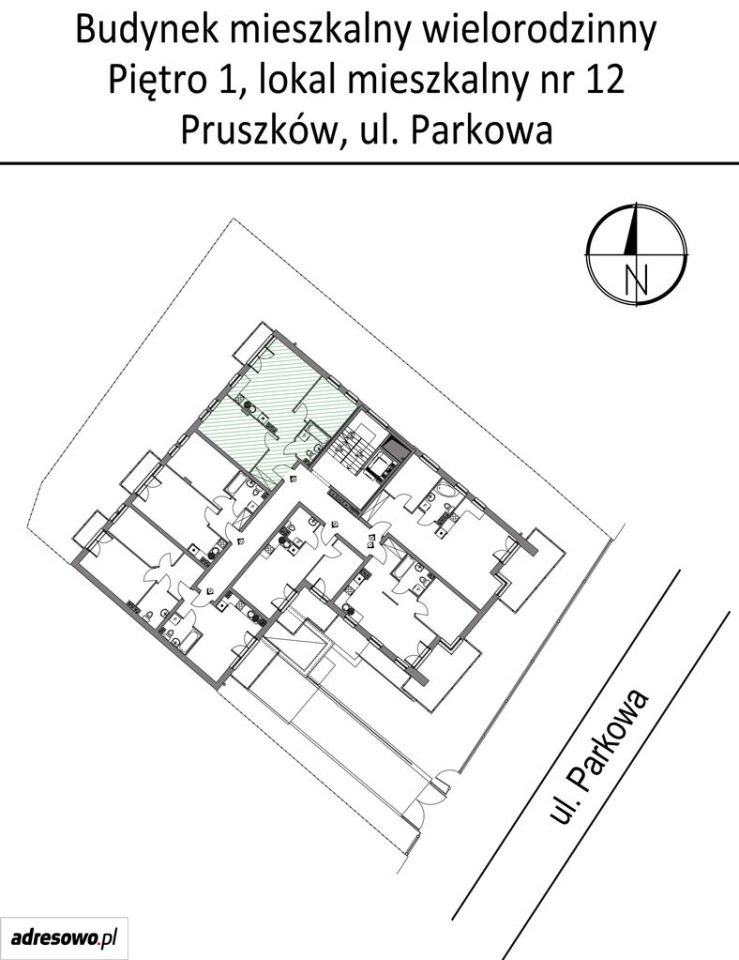 Mieszkanie 3-pokojowe Pruszków Centrum, ul. Parkowa. Zdjęcie 21
