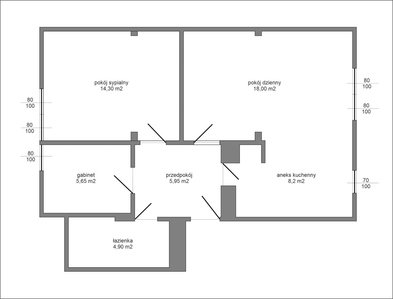 Mieszkanie 3-pokojowe Toruń Rybaki, ul. Rybaki. Zdjęcie 10
