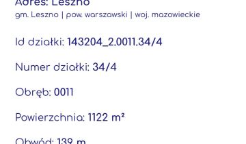 Działka budowlana Leszno, ul. Leśna