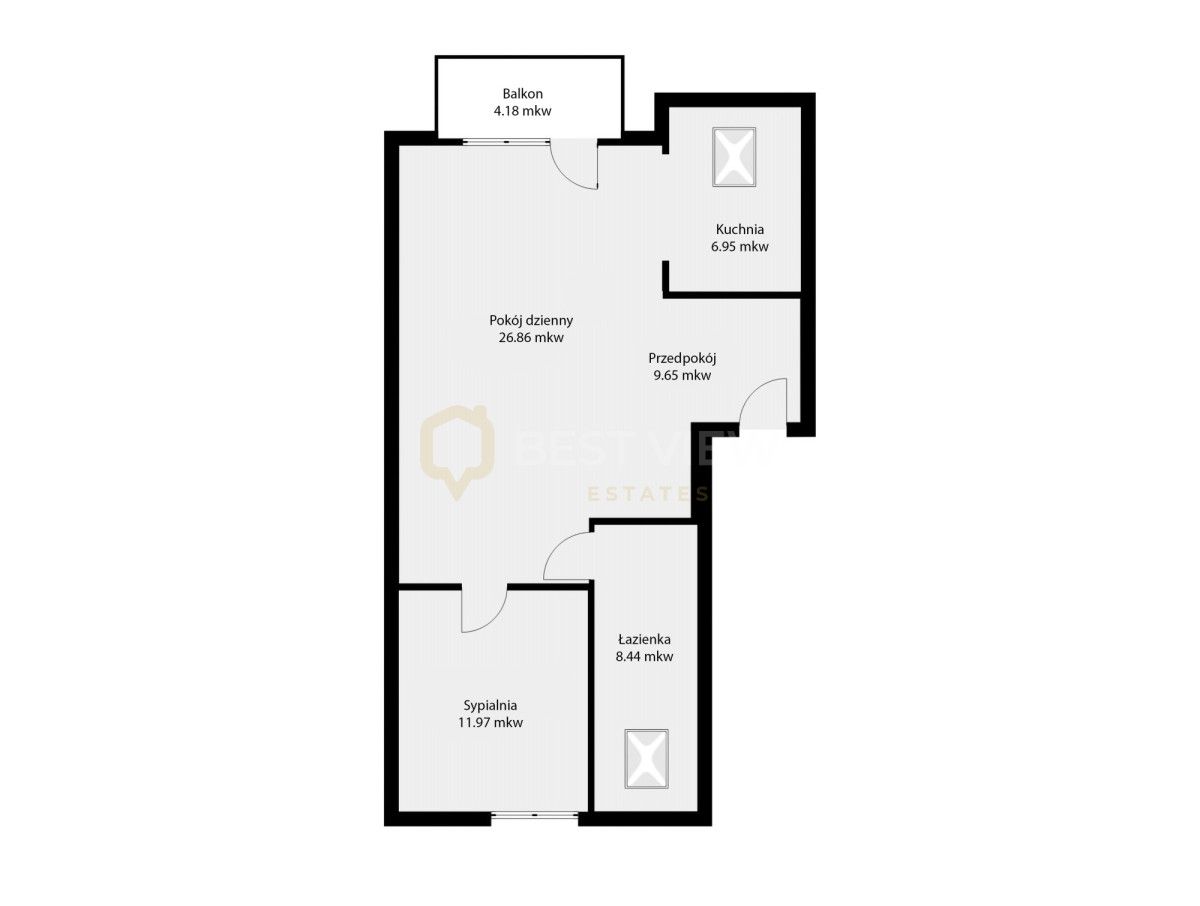 Mieszkanie 3-pokojowe Pruszków, ul. Marii Skłodowskiej-Curie. Zdjęcie 18