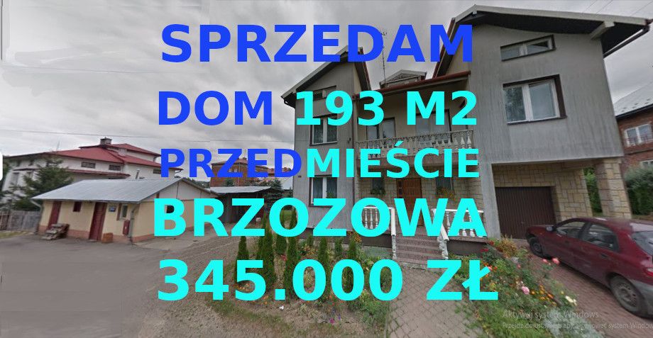 dom wolnostojący Brzozów, ul. 3 Maja