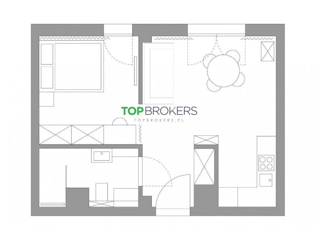 Mieszkanie 1-pokojowe Warszawa Wola, ul. Pańska. Zdjęcie 8