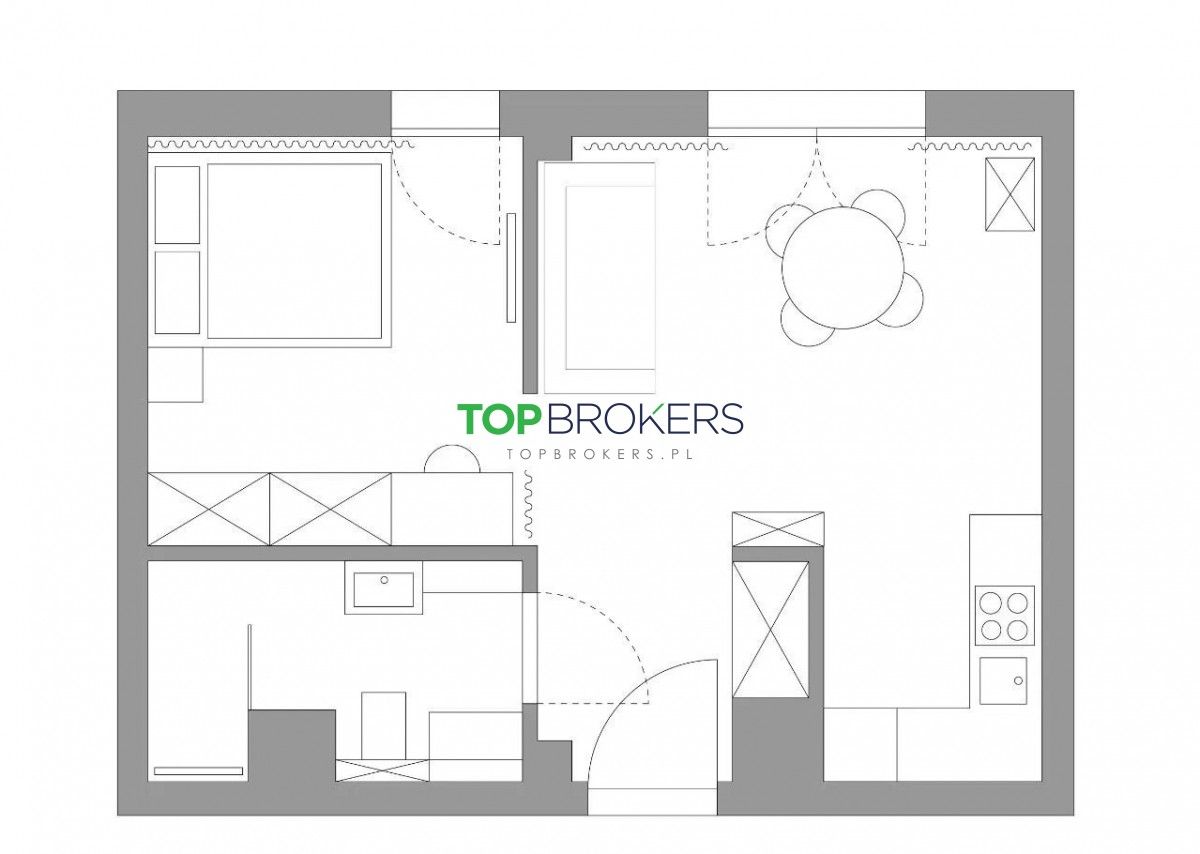 Mieszkanie 1-pokojowe Warszawa Wola, ul. Pańska. Zdjęcie 8