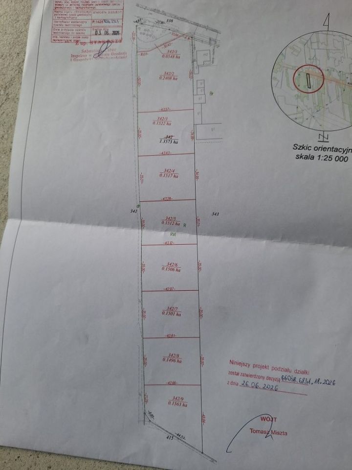 Działka budowlana Kopcie. Zdjęcie 2