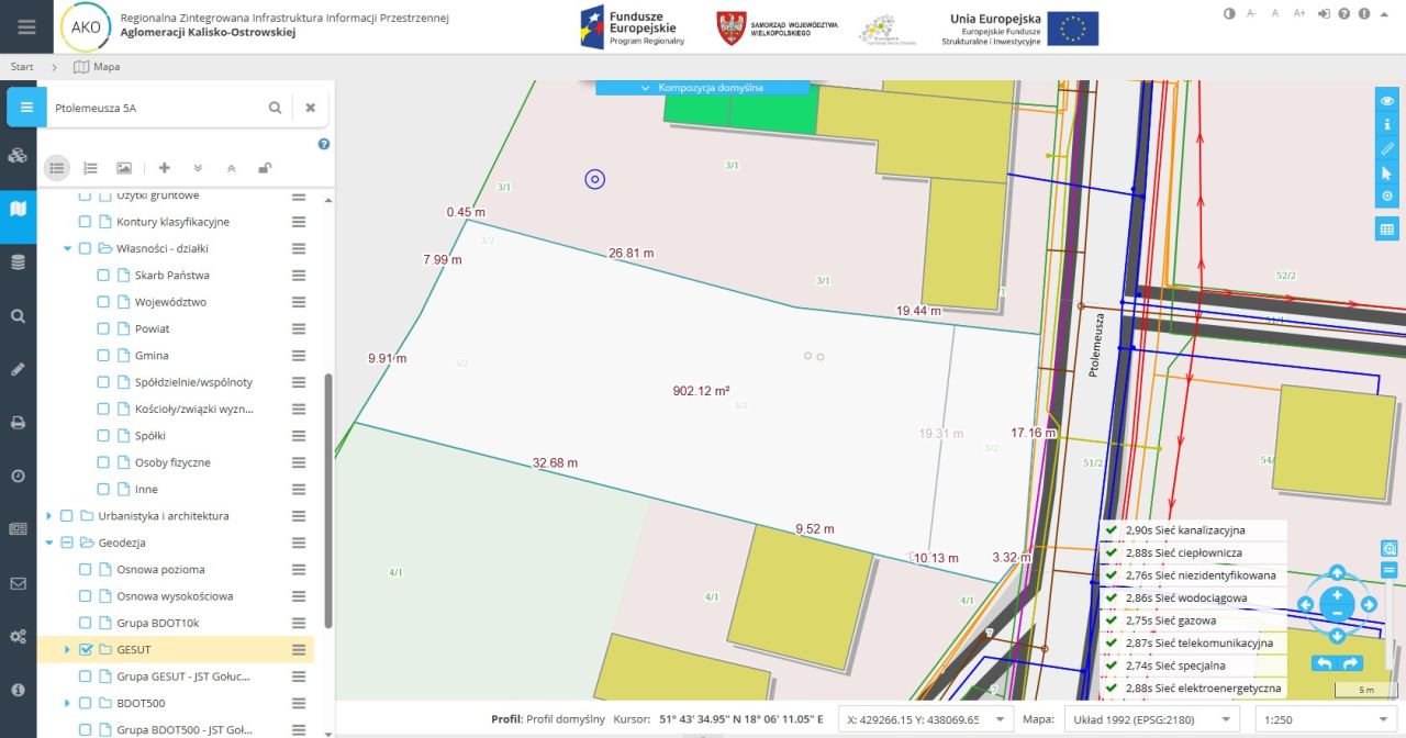 Działka budowlana Kalisz Piwonice, ul. Ptolemeusza. Zdjęcie 3