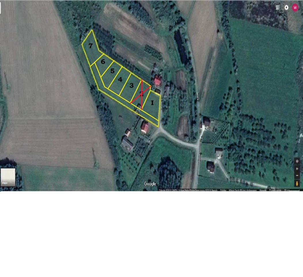 Działka rolna Tarnobrzeg Wielowieś, ul. Nowa