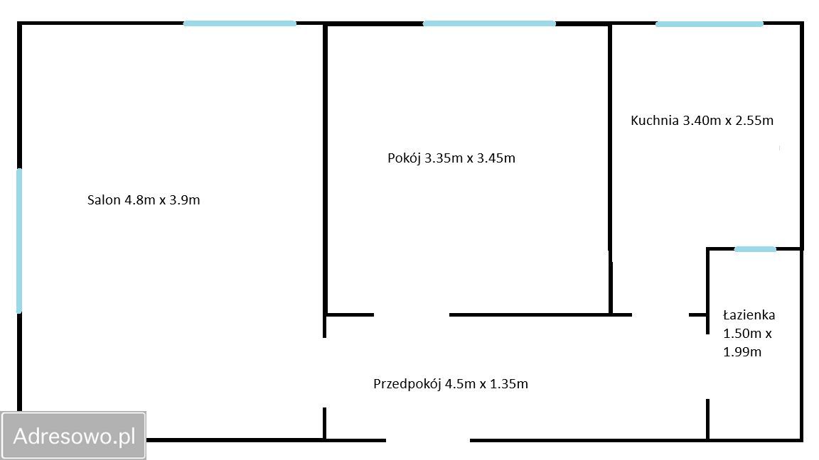 Mieszkanie 2-pokojowe Włocławek, ul. Wieniecka. Zdjęcie 2