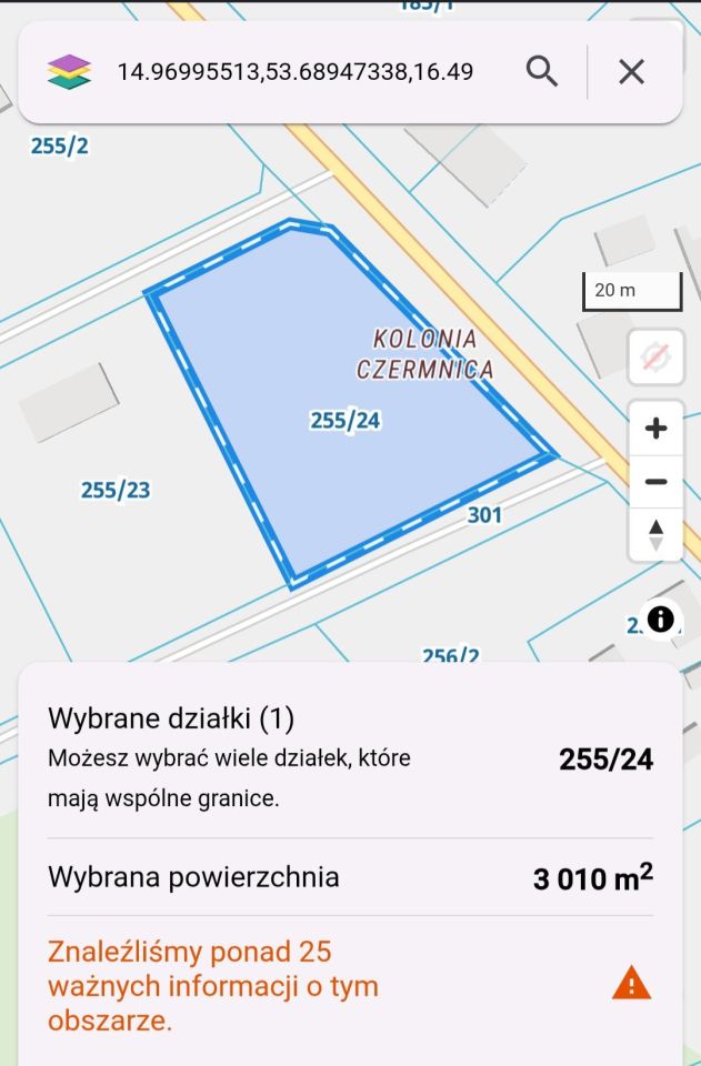 Działka budowlana Czermnica, Kolonia Czermnica
