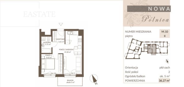 Mieszkanie 2-pokojowe Gdańsk Jasień, ul. Pólnicy. Zdjęcie 5