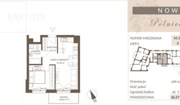 Mieszkanie 2-pokojowe Gdańsk Jasień, ul. Pólnicy