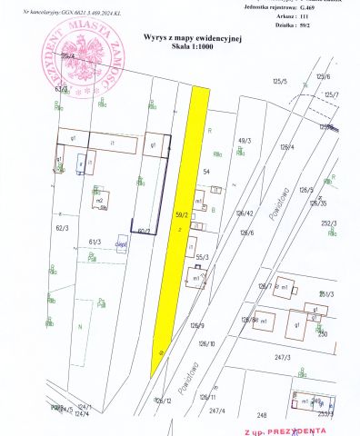 Działka budowlana Zamość Majdan, ul. Powiatowa. Zdjęcie 1