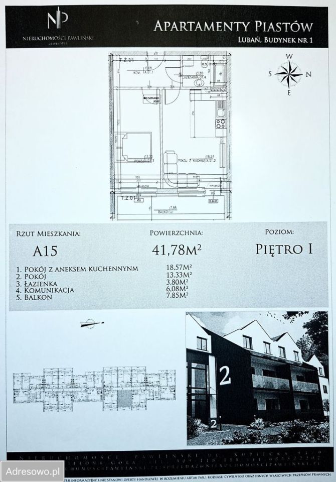 Mieszkanie 2-pokojowe Lubań, ul. Królowej Jadwigi. Zdjęcie 11