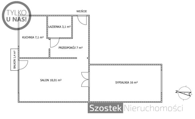 Mieszkanie 2-pokojowe Częstochowa Raków, al. Aleja Pokoju. Zdjęcie 19