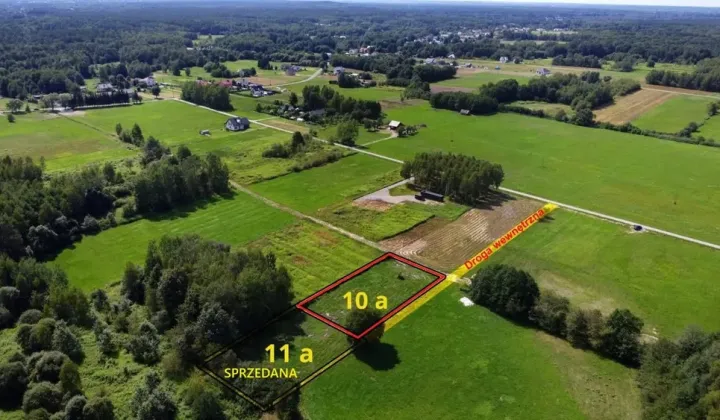 Działka budowlana Ocieka