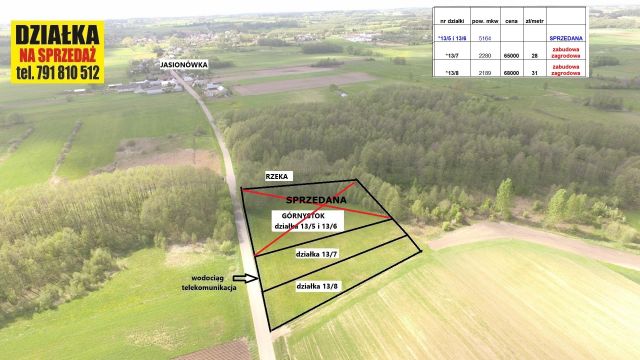 Działka rolno-budowlana Górnystok. Zdjęcie 1
