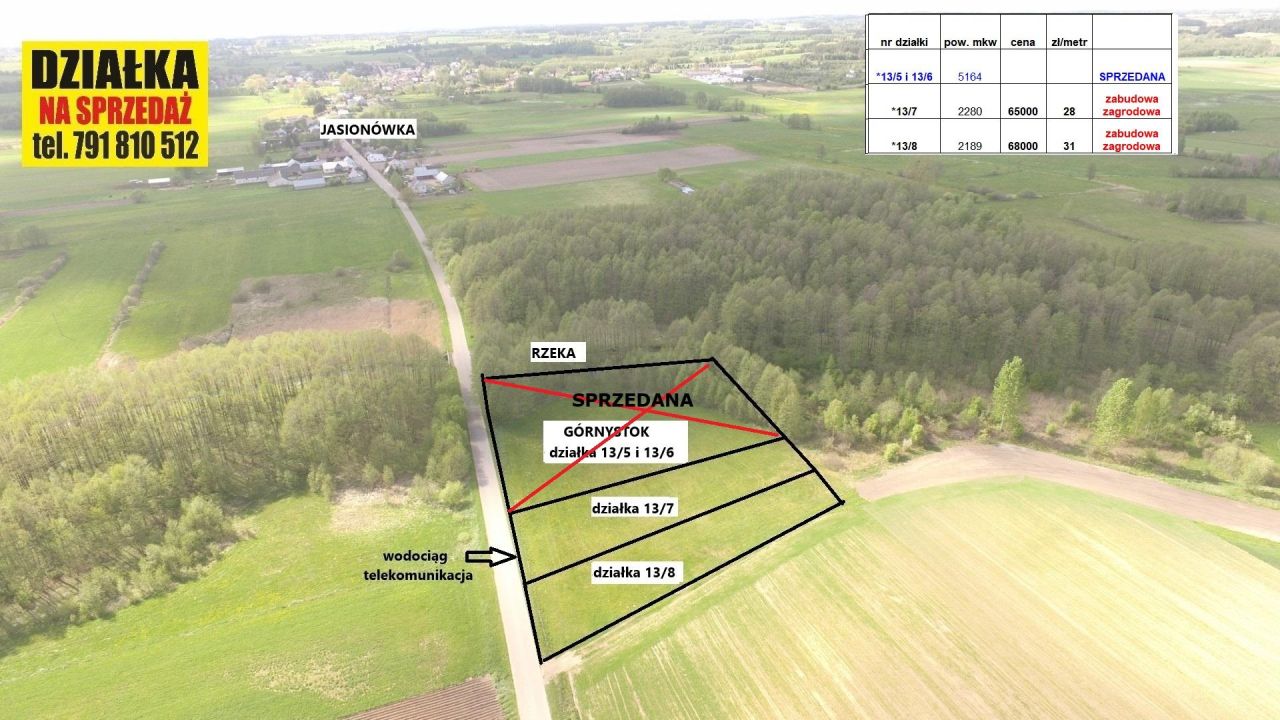 Działka rolno-budowlana Górnystok. Zdjęcie 1
