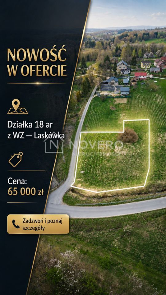 Działka Laskówka. Zdjęcie 1