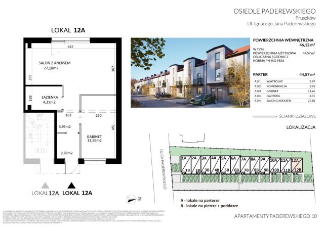 Mieszkanie 2-pokojowe Pruszków Bąki, ul. Ignacego Jana Paderewskiego. Zdjęcie 9
