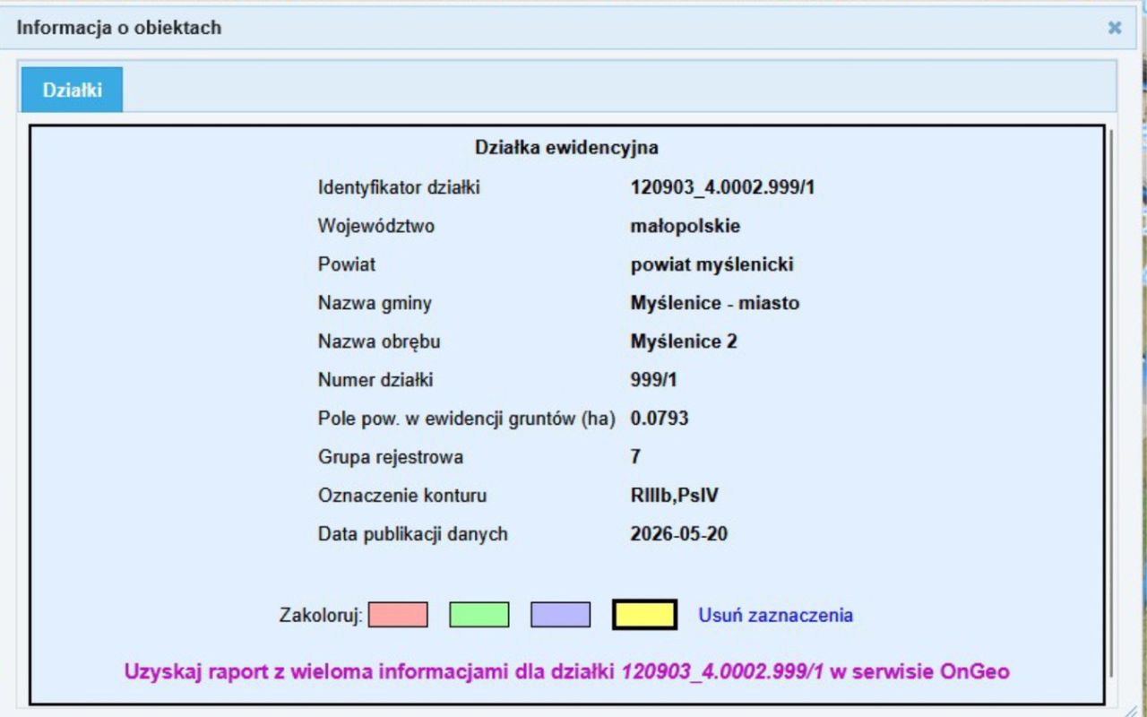 Działka budowlana Myślenice, ul. Henryka Sienkiewicza. Zdjęcie 3